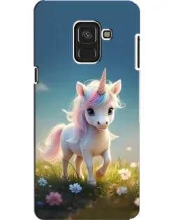 Чехол для Samsung Galaxy A8 2018 (A530F) с картинкой «Единорог на поляне» Чехол для Samsung Galaxy A8 2018 (A530F) с картинкой «Единорог на поляне»