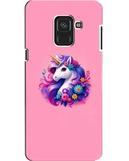 Чехол для Samsung Galaxy A8 2018 (A530F) с картинкой «Сказочный единорог»