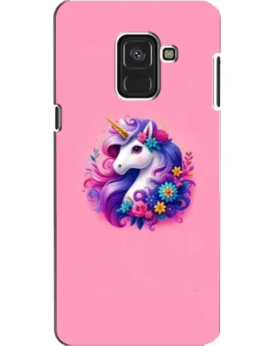 Чехол для Samsung Galaxy A8 2018 (A530F) с картинкой «Сказочный единорог»