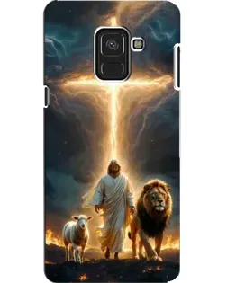 Чехол для Samsung Galaxy A8 2018 (A530F) с картинкой «Лев Иуды и Свет»