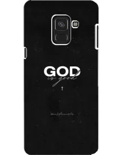 Чехол для Samsung Galaxy A8 2018 (A530F) с картинкой «GOD — Бог над всем»