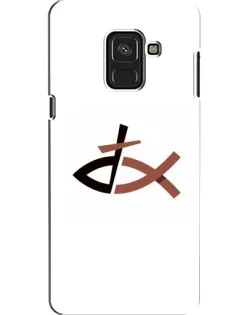 Чехол для Samsung Galaxy A8 2018 (A530F) с картинкой «Рыба и крест»