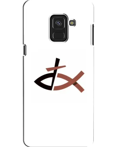 Чехол для Samsung Galaxy A8 2018 (A530F) с картинкой «Рыба и крест» Чехол для Samsung Galaxy A8 2018 (A530F) с картинкой «Рыба и крест»