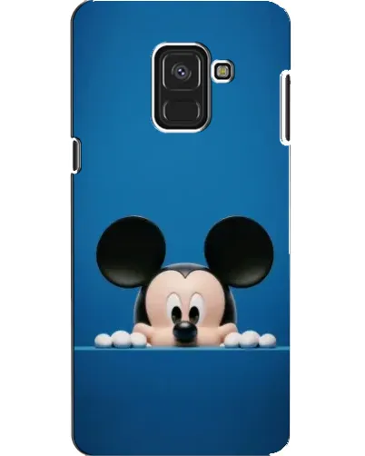Чехол для Samsung Galaxy A8 2018 (A530F) с картинкой «Микки выглядывает» Чехол для Samsung Galaxy A8 2018 (A530F) с картинкой «Микки выглядывает»