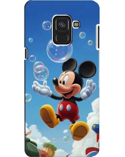Чехол для Samsung Galaxy A8 2018 (A530F) с картинкой «Mickey и мыльные пузыри» Чехол для Samsung Galaxy A8 2018 (A530F) с картинкой «Mickey и мыльные пузыри»