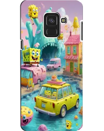 Чехол для Samsung Galaxy A8 2018 (A530F) с картинкой «Монстр-трак приключения»