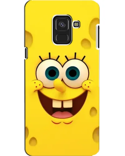 Чехол для Samsung Galaxy A8 2018 (A530F) с картинкой «Губка Боб улыбка»