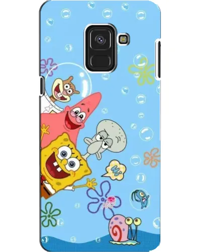 Чехол для Samsung Galaxy A8 2018 (A530F) с картинкой «Веселые пузырьки»
