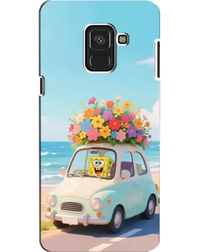 Чехол для Samsung Galaxy A8 2018 (A530F) с картинкой «Автомобильное путешествие»