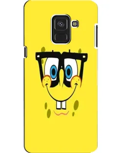 Чехол для Samsung Galaxy A8 2018 (A530F) с картинкой «Минималистичный Спанч Боб» Чехол для Samsung Galaxy A8 2018 (A530F) с картинкой «Минималистичный Спанч Боб»