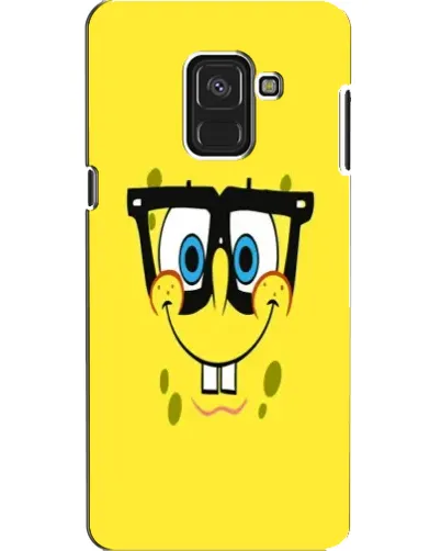 Чехол для Samsung Galaxy A8 2018 (A530F) с картинкой «Минималистичный Спанч Боб» Чехол для Samsung Galaxy A8 2018 (A530F) с картинкой «Минималистичный Спанч Боб»