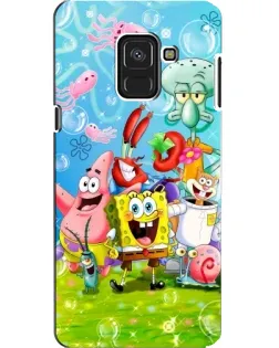 Чехол для Samsung Galaxy A8 2018 (A530F) с картинкой «Губка Боб и друзья» Чехол для Samsung Galaxy A8 2018 (A530F) с картинкой «Губка Боб и друзья»