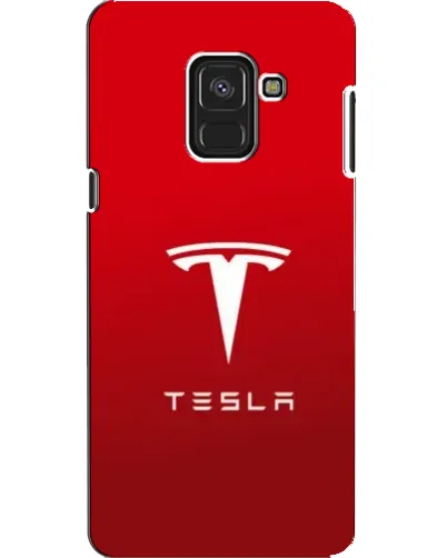 Чехол для Samsung Galaxy A8 2018 (A530F) с картинкой «Tesla Red Classic»