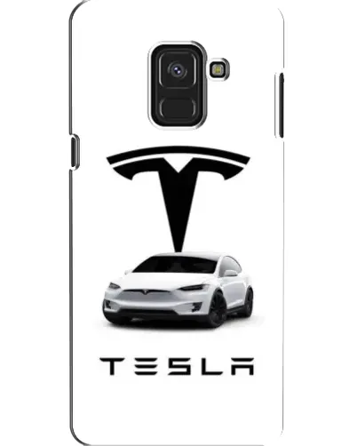 Чехол для Samsung Galaxy A8 2018 (A530F) с картинкой «Tesla White Style»