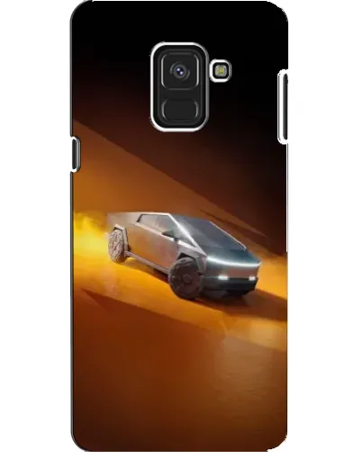 Чехол для Samsung Galaxy A8 2018 (A530F) с картинкой «Cybertruck в пустыне»