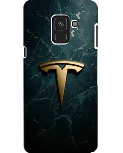 Чехол для Samsung Galaxy A8 2018 (A530F) с картинкой «Мраморная Tesla Gold»