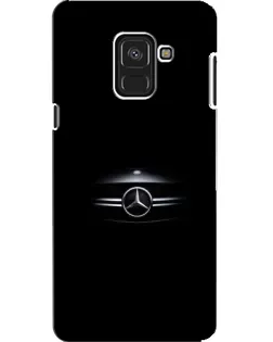 Чехол для Samsung Galaxy A8 2018 (A530F) с картинкой «Mercedes — абстрактные линии»