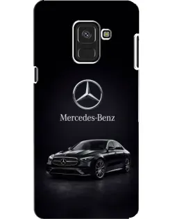 Чехол для Samsung Galaxy A8 2018 (A530F) с картинкой «Mercedes — решетка радиатора»