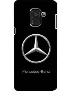 Чехол для Samsung Galaxy A8 2018 (A530F) с картинкой «Mercedes Silver Logo»