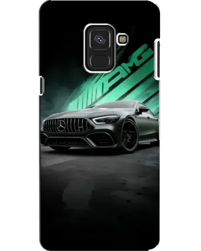 Чехол для Samsung Galaxy A8 2018 (A530F) с картинкой «Темный Mercedes AMG» Чехол для Samsung Galaxy A8 2018 (A530F) с картинкой «Темный Mercedes AMG»