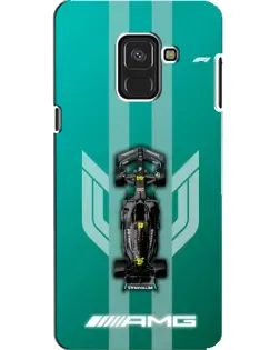 Чехол для Samsung Galaxy A8 2018 (A530F) с картинкой «Mercedes AMG Petronas»