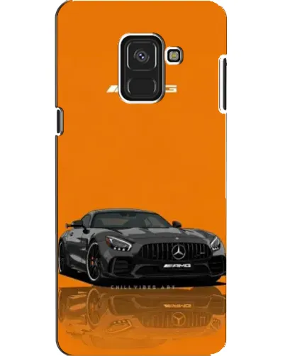 Чехол для Samsung Galaxy A8 2018 (A530F) с картинкой «Оранжевый Mercedes AMG» Чехол для Samsung Galaxy A8 2018 (A530F) с картинкой «Оранжевый Mercedes AMG»