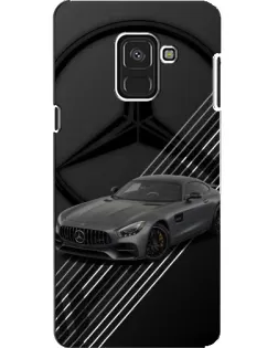 Чехол для Samsung Galaxy A8 2018 (A530F) с картинкой «Mercedes AMG — графика»