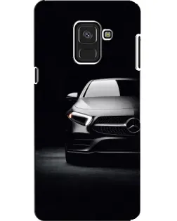 Чехол для Samsung Galaxy A8 2018 (A530F) с картинкой «Свет фар Mercedes»