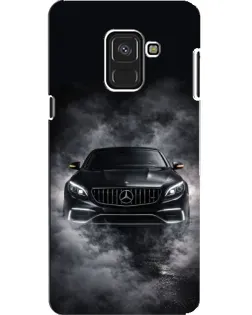 Чехол для Samsung Galaxy A8 2018 (A530F) с картинкой «Mercedes в дыму»