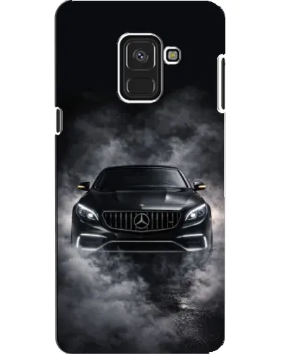 Чехол для Samsung Galaxy A8 2018 (A530F) с картинкой «Mercedes в дыму» Чехол для Samsung Galaxy A8 2018 (A530F) с картинкой «Mercedes в дыму»