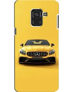 Чехол для Samsung Galaxy A8 2018 (A530F) с картинкой «Желтый Mercedes GT»