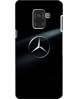 Чехол для Samsung Galaxy A8 2018 (A530F) с картинкой «Mercedes на металле»