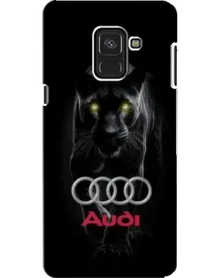 Чехол для Samsung Galaxy A8 2018 (A530F) с картинкой «Пантера и Audi»