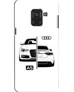 Чехол для Samsung Galaxy A8 2018 (A530F) с картинкой «Audi — контрастный дизайн»