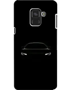 Чехол для Samsung Galaxy A8 2018 (A530F) с картинкой «Взгляд Audi в темноте»