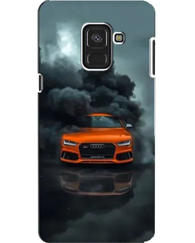 Чехол для Samsung Galaxy A8 2018 (A530F) с картинкой «Audi в облаках дыма» Чехол для Samsung Galaxy A8 2018 (A530F) с картинкой «Audi в облаках дыма»