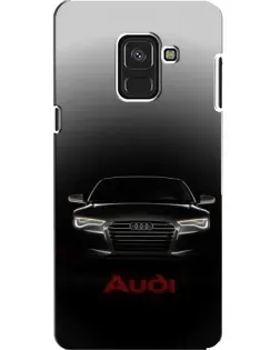 Чехол для Samsung Galaxy A8 2018 (A530F) с картинкой «Audi — градиентный контур»