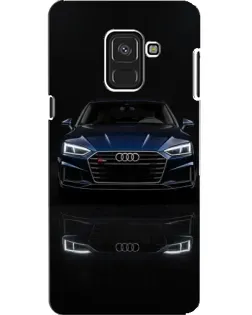 Чехол для Samsung Galaxy A8 2018 (A530F) с картинкой «Audi — ночное отражение»