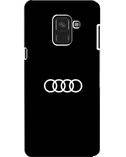 Чехол для Samsung Galaxy A8 2018 (A530F) с картинкой «Audi White Logo»
