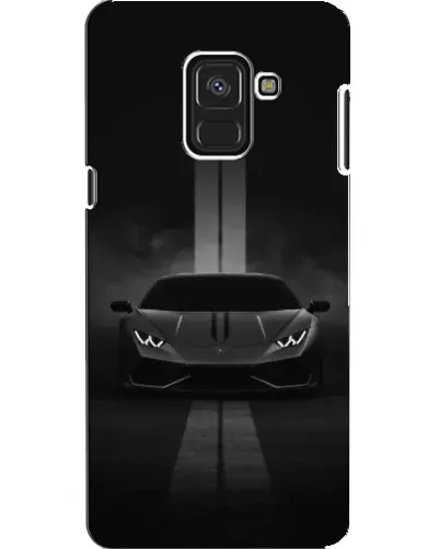 Чехол для Samsung Galaxy A8 2018 (A530F) с картинкой «Lamborghini симметрия дорог»