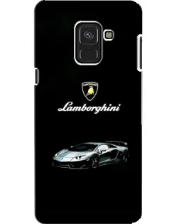 Чехол для Samsung Galaxy A8 2018 (A530F) с картинкой «Логотип Lamborghini классика»