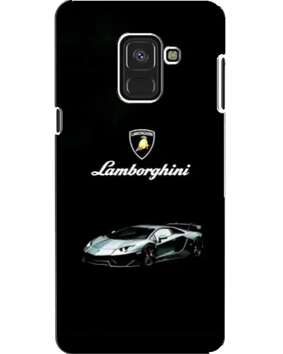 Чехол для Samsung Galaxy A8 2018 (A530F) с картинкой «Логотип Lamborghini классика»
