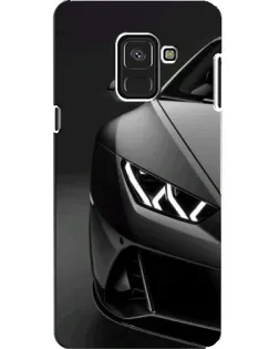 Чехол для Samsung Galaxy A8 2018 (A530F) с картинкой «Lamborghini фары детализация»