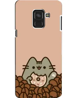 Чехол для Samsung Galaxy A8 2018 (A530F) с картинкой «Кофейный Пушин» Чехол для Samsung Galaxy A8 2018 (A530F) с картинкой «Кофейный Пушин»