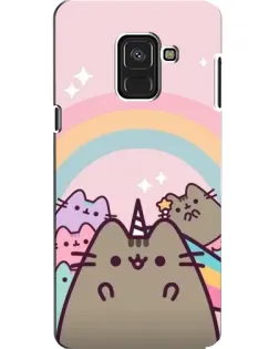 Чехол для Samsung Galaxy A8 2018 (A530F) с картинкой «Единорог Pusheen» Чехол для Samsung Galaxy A8 2018 (A530F) с картинкой «Единорог Pusheen»
