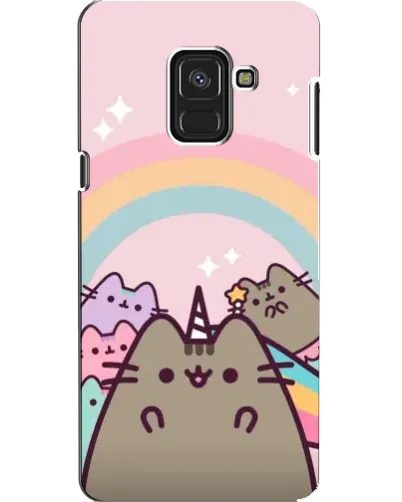 Чехол для Samsung Galaxy A8 2018 (A530F) с картинкой «Единорог Pusheen»