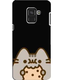Чехол для Samsung Galaxy A8 2018 (A530F) с картинкой «Пушин на черном» Чехол для Samsung Galaxy A8 2018 (A530F) с картинкой «Пушин на черном»