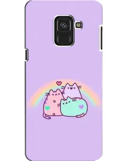 Чехол для Samsung Galaxy A8 2018 (A530F) с картинкой «Радужные Пушины» Чехол для Samsung Galaxy A8 2018 (A530F) с картинкой «Радужные Пушины»