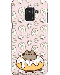 Чехол для Samsung Galaxy A8 2018 (A530F) с картинкой «Пушин на пончике» Чехол для Samsung Galaxy A8 2018 (A530F) с картинкой «Пушин на пончике»
