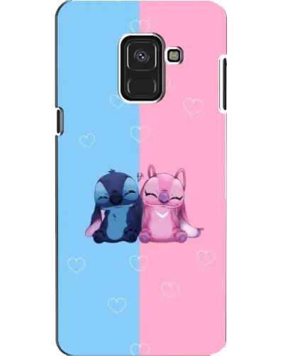 Чехол для Samsung Galaxy A8 2018 (A530F) с картинкой «Stitch и Angel Love» Чехол для Samsung Galaxy A8 2018 (A530F) с картинкой «Stitch и Angel Love»